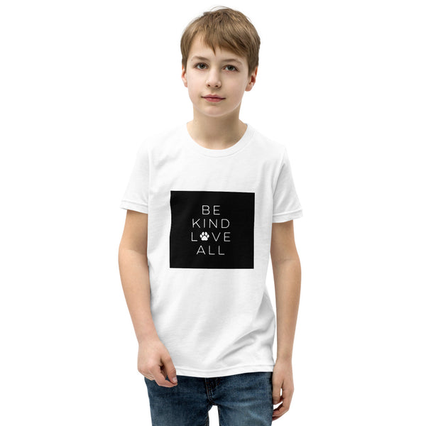 Buy Online High Quality Uniquely Designed  Youth Short Sleeve T-Shirt - Be Kind Love All